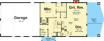 post frame barndominium house plan with