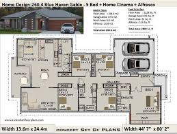 Buy 5 Bedroom House Plans 260 4 M2 Or