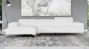 Raj Sectional Sofa With Chaise White