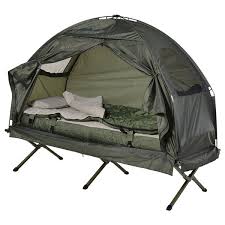Camping Cot With Sleeping Bag B2 0006
