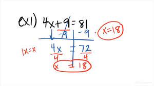 Solve An Equation With Whole Numbers