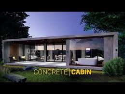 Concrete Cabin Small House Design