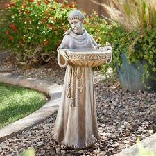 St Francis Bird Bath Feeder 24
