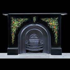 Victorian Slate Fireplace Painted