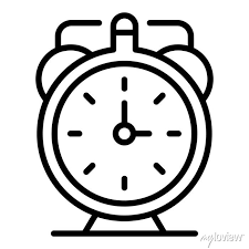 Alarm Clock Home Delivery Icon Outline