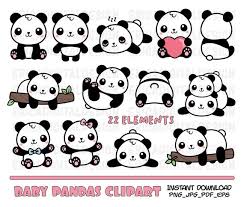 Panda Clipart Cute Baby Panda Bear