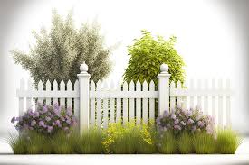 Small Fence Of White Picket Fence