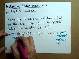 Balance A Redox Reaction Basic