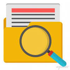 Document Case Under Magnifying Glass