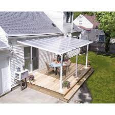 White Aluminum Patio Cover