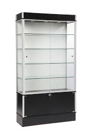 Glass Display 78 H With Storage 1029