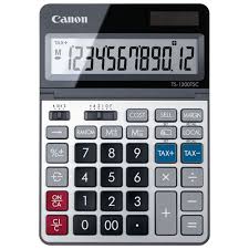 Canon 12 Digit Desktop Calculator Ts