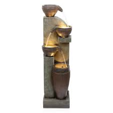 Lighted Freestanding Fountains The