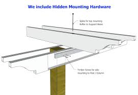 10 pvc pergola rafter i elite trimworks