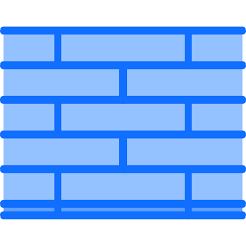 Brick Wall Coloring Blue Icon