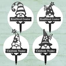 Customizable Garden Gnome Plant Markers