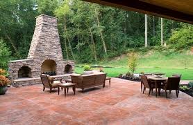 Stamped Concrete Patio In Los Angeles