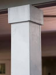 how to re cover metal columns in wood