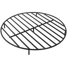 Sunnydaze Round Steel Outdoor Fire Pit Grate 30 Inch