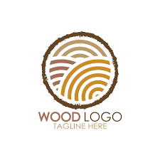 Wood Logo Template Icon Ilration
