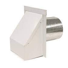Wall Vent With Damper In White Hdwv4w