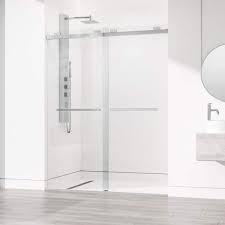 Vmotion Sliding Frameless Shower Door