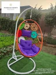 Iron Modern Rattan Outdoor Swing We10