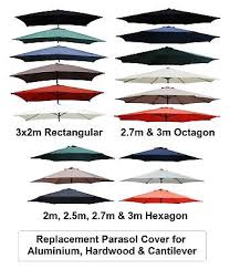 Replacement Fabric Parasol Garden