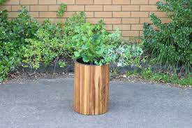 Bistro 34 Round Wooden Pot Planter