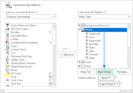 Customize Excel Ribbon With Your Own