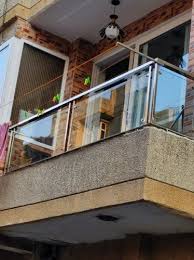 Toughened Balcony Glass Railing For
