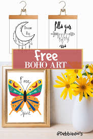 Boho Printables Free Art