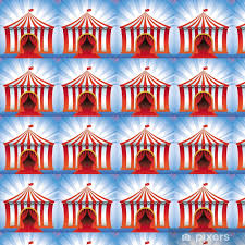 Wallpaper Vector Circus Tent Bright