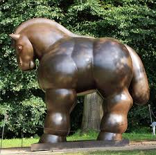 Bronze Large Fernando Botero Horse