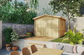 Small Garden Shed Nora F 9m² 44mm 3