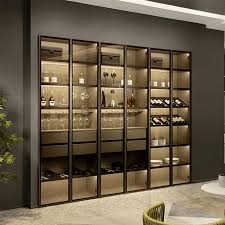 Modern Bar Led Glass Wine Cabinet