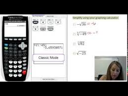 On The Ti 84 Graphing Calculator