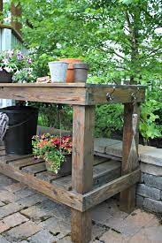 How To Build A Diy Cedar Potting Bench