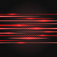 abstract red laser beam light effect