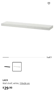 Ikea Lack Wall Shelf Furniture Home
