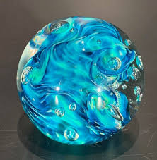 Ocean Tides Rd Handblown Glass
