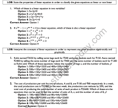 Cbse Class 10 Mathematics Pair Of