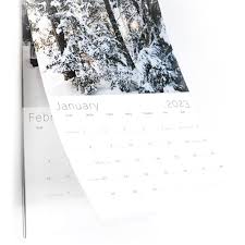 Modern Wall Calendar Print A Monthly