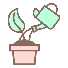 Watering Sprout Icon Png Svg Design