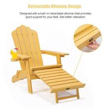 Outdoor Folding Adirondack Chair