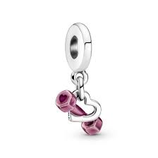 Pandora Dumbbell Heart Dangle Charm