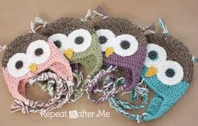 Crochet Owl Hat Pattern In Newborn
