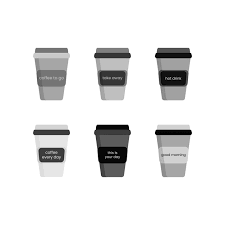 White Delicious Coffee Paper Cup Icon