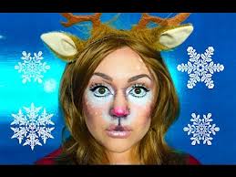 rudolph reindeer makeup tutorial you