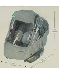 Infant Car Seat Weather Shield Rain
